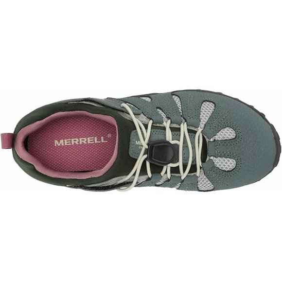 Merrell Girls Child Chameleon 8 Low Stretch WTRPF Bungee 11 W Big Kid Laurel - Picture 2 of 6